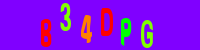 Blue Captcha Image