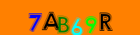 Blue Captcha Image