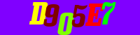 Blue Captcha Image