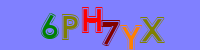 Blue Captcha Image