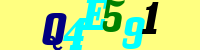 Blue Captcha Image
