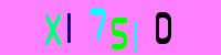 Blue Captcha Image