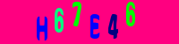 Blue Captcha Image