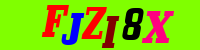 Blue Captcha Image