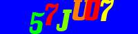 Blue Captcha Image
