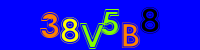 Blue Captcha Image