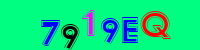 Blue Captcha Image