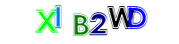 Blue Captcha Image