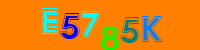 Blue Captcha Image