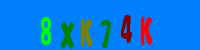 Blue Captcha Image