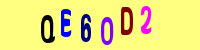 Blue Captcha Image