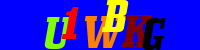 Blue Captcha Image