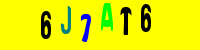 Blue Captcha Image