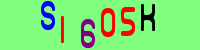 Blue Captcha Image