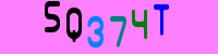 Blue Captcha Image