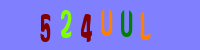 Blue Captcha Image