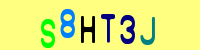 Blue Captcha Image