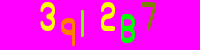 Blue Captcha Image