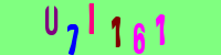 Blue Captcha Image
