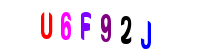Blue Captcha Image