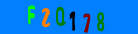 Blue Captcha Image