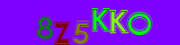 Blue Captcha Image