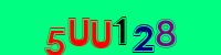 Blue Captcha Image