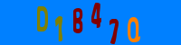 Blue Captcha Image
