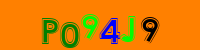 Blue Captcha Image