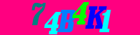 Blue Captcha Image