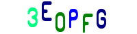 Blue Captcha Image
