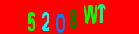 Blue Captcha Image