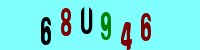 Blue Captcha Image