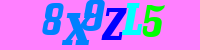 Blue Captcha Image