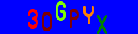 Blue Captcha Image