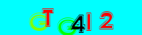 Blue Captcha Image