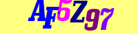 Blue Captcha Image