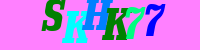 Blue Captcha Image