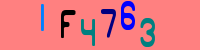 Blue Captcha Image