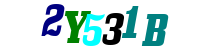 Blue Captcha Image