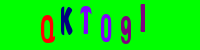 Blue Captcha Image