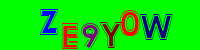 Blue Captcha Image