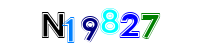 Blue Captcha Image