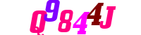 Blue Captcha Image