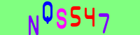 Blue Captcha Image