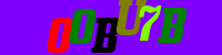 Blue Captcha Image