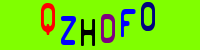 Blue Captcha Image