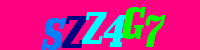 Blue Captcha Image