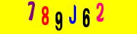 Blue Captcha Image