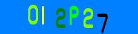 Blue Captcha Image